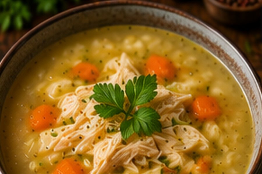Bulgarian Chicken Soup