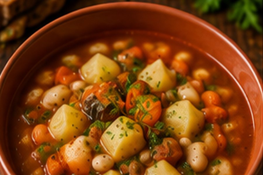 Croatian Vegetable Bean Soup