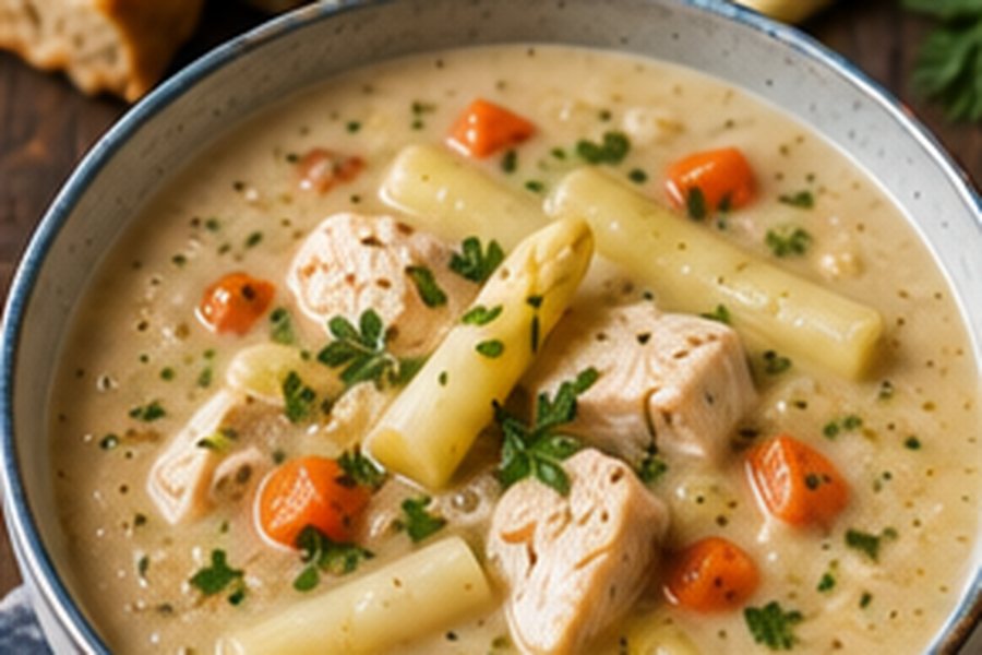 Danish Chicken Asparagus Soup