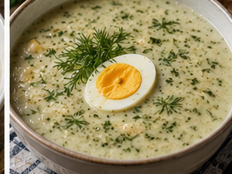 Czech Creamy Dill Mushroom Soup