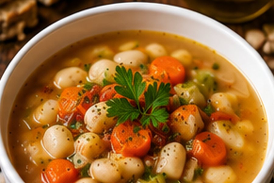 Greek White Bean Soup