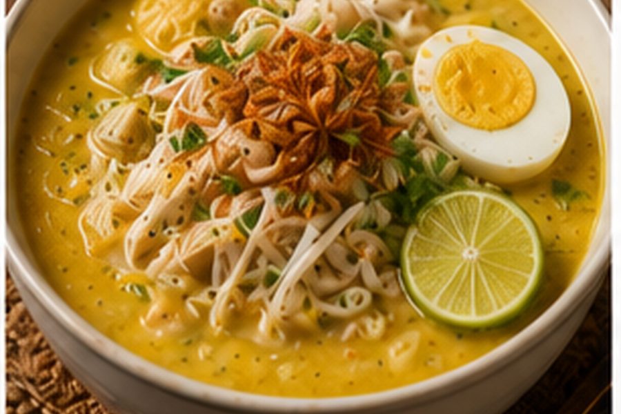 Indonesian Soto Ayam