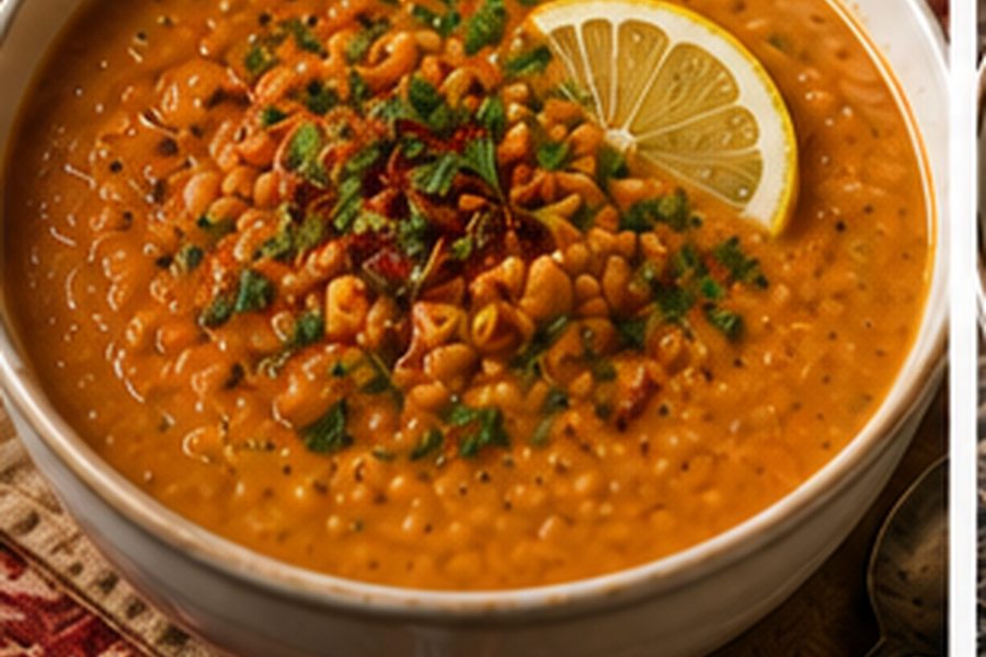 Lebanese Red Lentil Soup