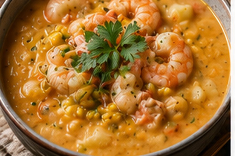 Peruvian Chupe de Camarones