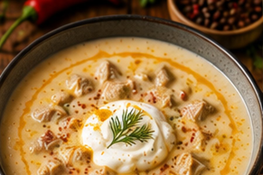 Romanian Tripe Soup