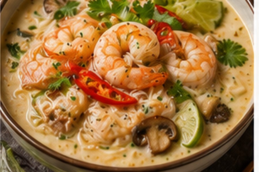 Thai Coconut Noodle Soup