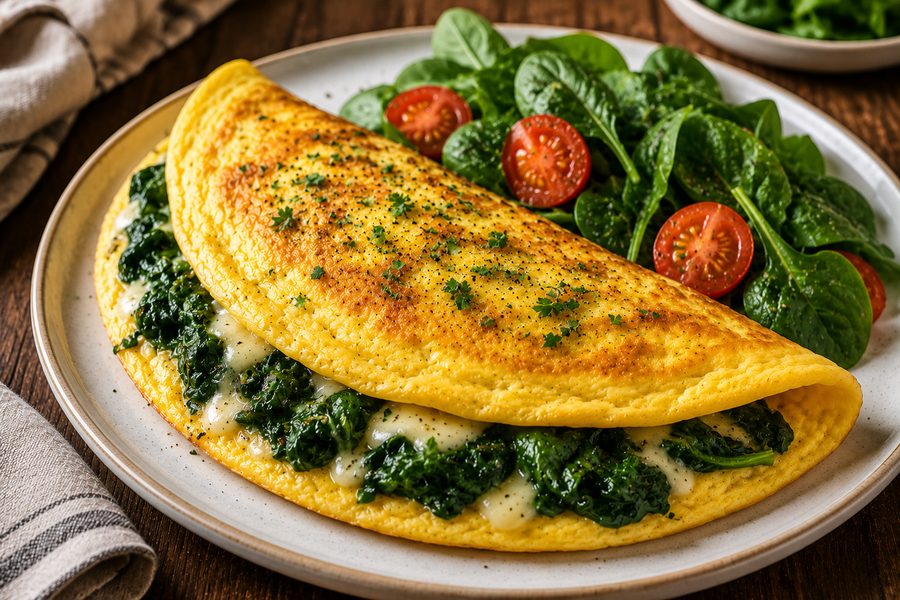 Spinach Omelette