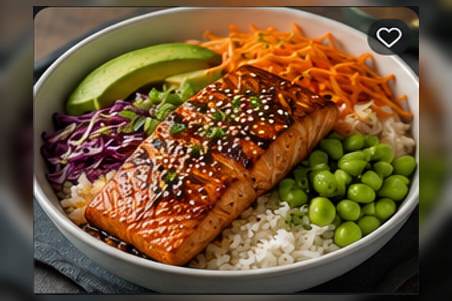 Teriyaki Salmon Bowl